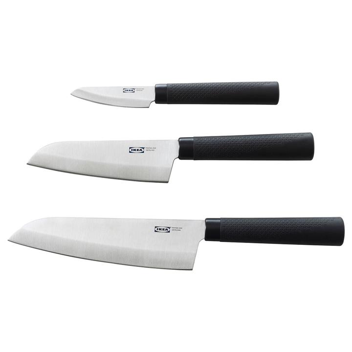 ست چاقو ایکیا FORSLAG Ikea Forslag Kitchen Knife Set 3 Pcs